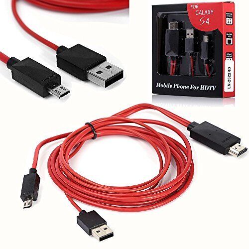 DTV MHL Micro USB to HDMI 1080P HD TV Cable Adapter for Samsung Galaxy S4 (m3G)