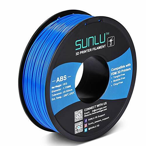 SUNLU ABS Filament 1.75mm for FDM 3D Printer, 1KG(2.2LBS) ABS 3D Filament (b6C)