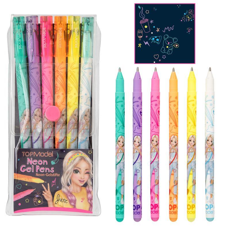 Top Model Set 6 penne gel colore neon