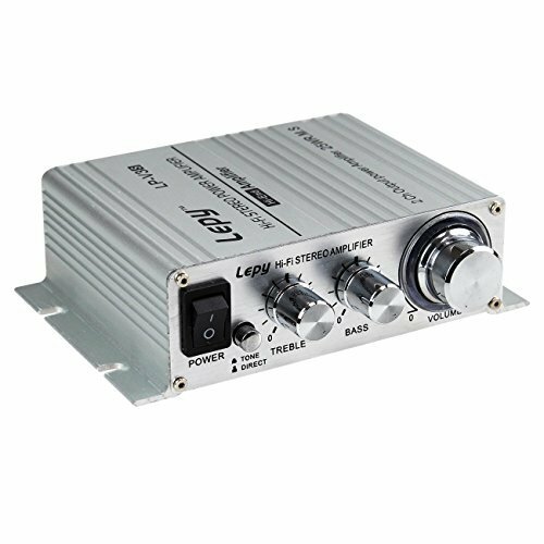 Lepy LP-V3s Piccolo Amplificatore HiFi per Auto,PC, casa Corrente DC12V (P1k)