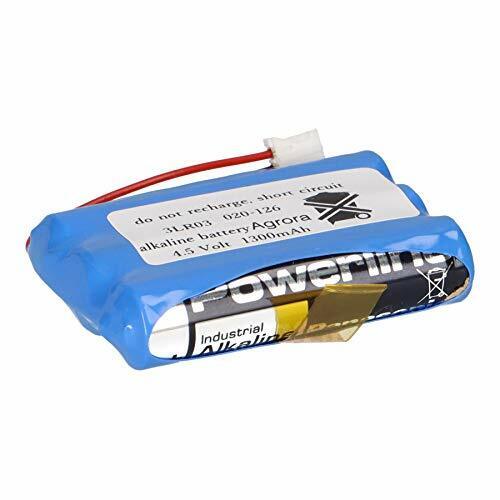 Batteria 4,5 V F1 x 3 Micro AAA cavo + spina compatibile Safe-O-Tronic (b9G)