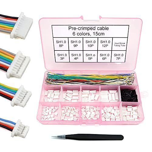 elechawk Cavi pre-crimpati e connettori SH1.0 per SPRacingF3 OMNIBUS F4 (k3J)