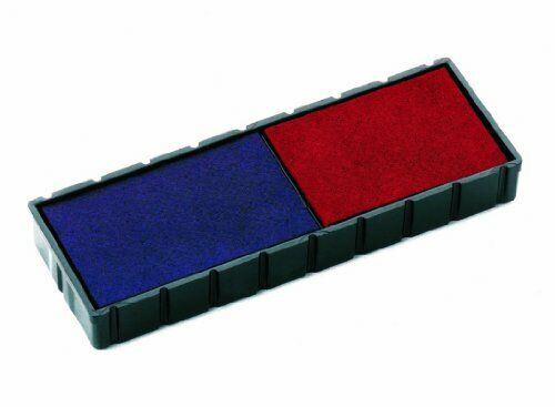 COLOP Ersatzstempelkissen E/12/2, blau/rot, Doppelpack (Y5w)