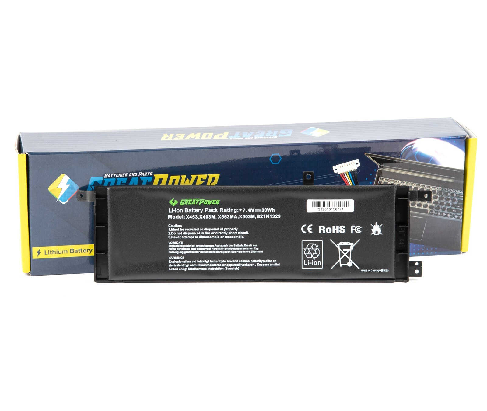 Batteria 4040 mAh compatibile con Asus B21N1329 0B200-00840000