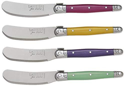 Laguiole Jean Dubost 97455, Confezione 4 coltelli da Tartine, in ABS, (q4r)