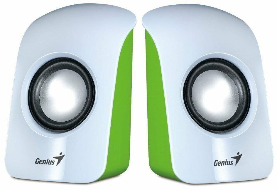 genius stereo casse speakers usb SP-U115 verdi/bianche