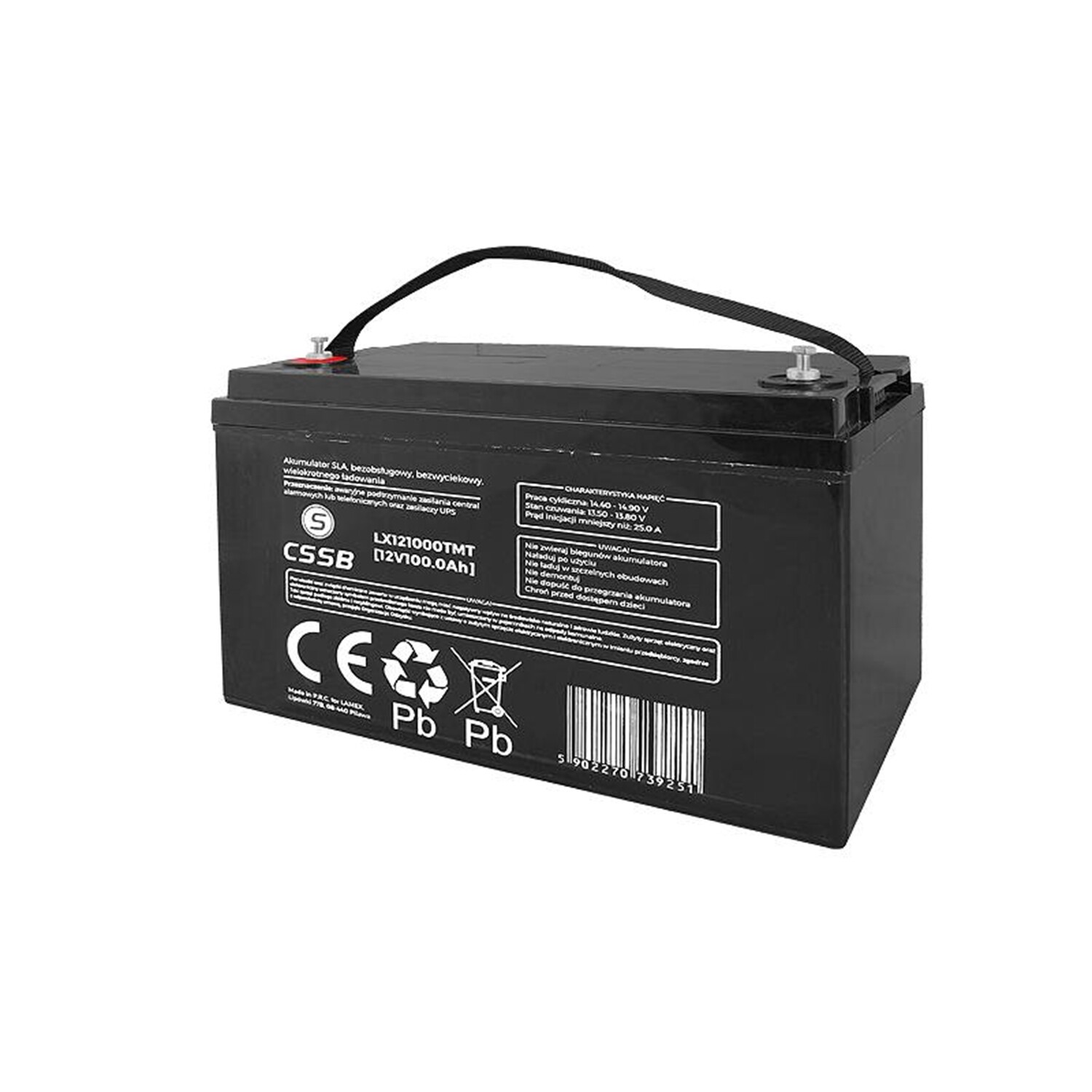 Batteriaal gel AGM UPS 12V 100Ah