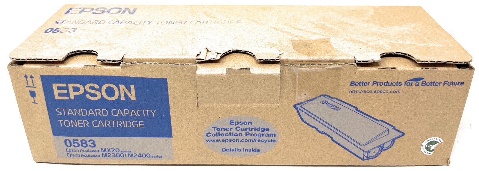 EPSON S050583 TONER ORIGINALE NERO ACULASER MX20/M2300/M2400 [A BOX]