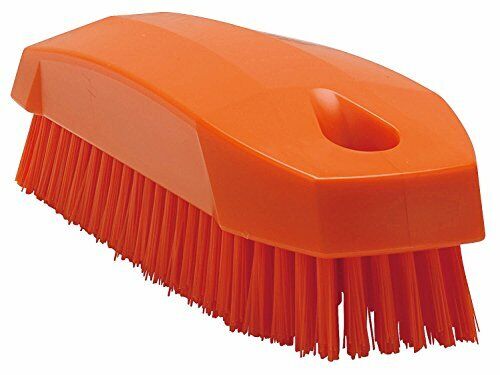 Vikan Hygiene 6440-7 Nail brush,orange, stiff, 130mm /25 (n5J)