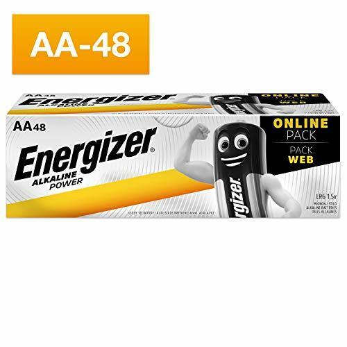 Energizer batterie AA Batterie AA – Confezione da 48 Pack of 48 (r5k)