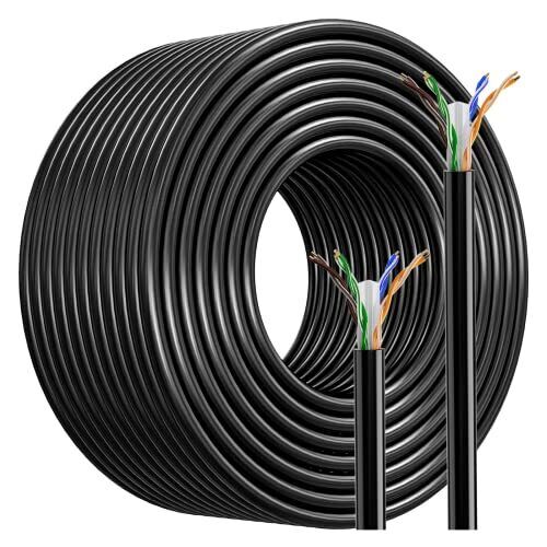 MEIPEK Cavo Ethernet 30 metri, Cat6 Lungo Esterni Cavo Ethernet 30 metri (B5Q)