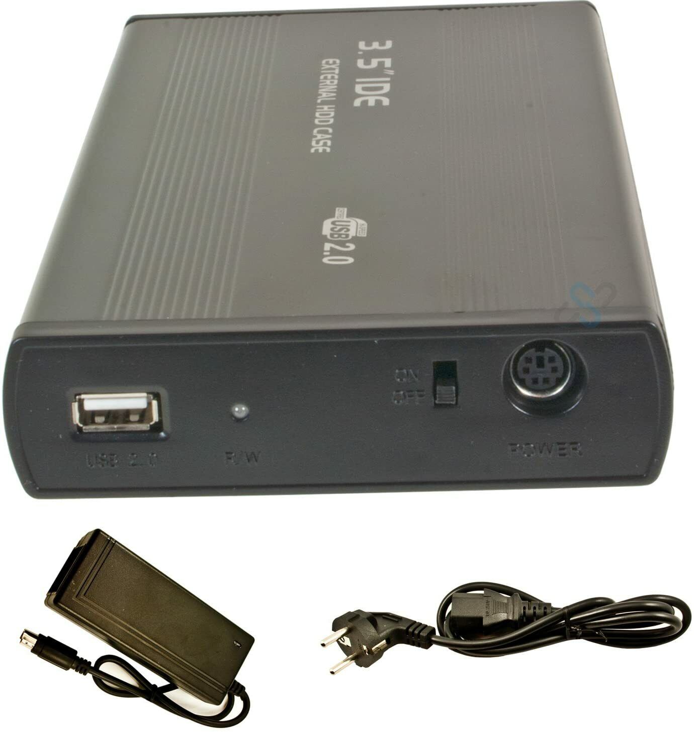 BOX ESTERNO IDE 3.5 LINQ USB HD HARD DISK 3.5" CASE PATA ATA ALIMENTATORE USB