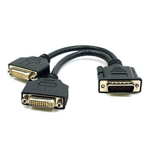 JSER DMS-59 maschio a femmina Dual DVI 24 + 5 splitter femmina cavo di (T0y)
