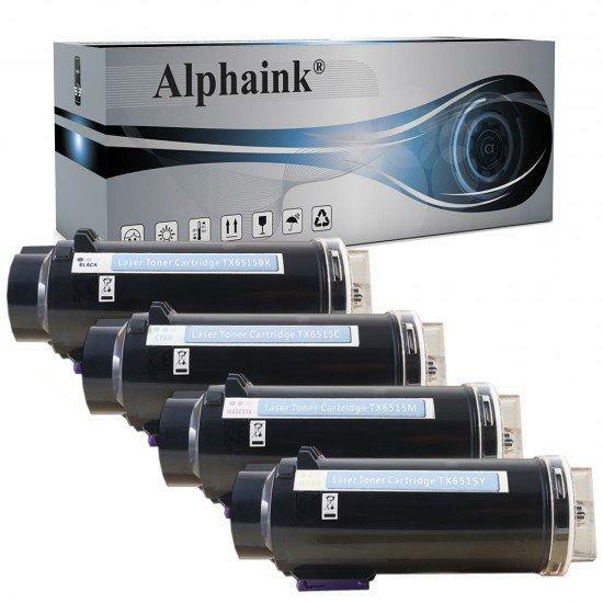KIT 4 Toner compatibile per Xerox Phaser 6510 Workcentre 6515