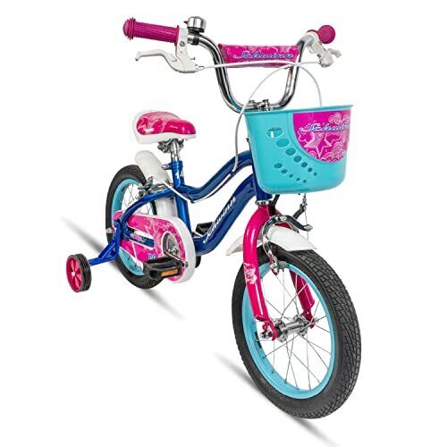 Schwinn Olmo, Bicicletta Ragazze, Blu, 14-inch Wheels (K2w)