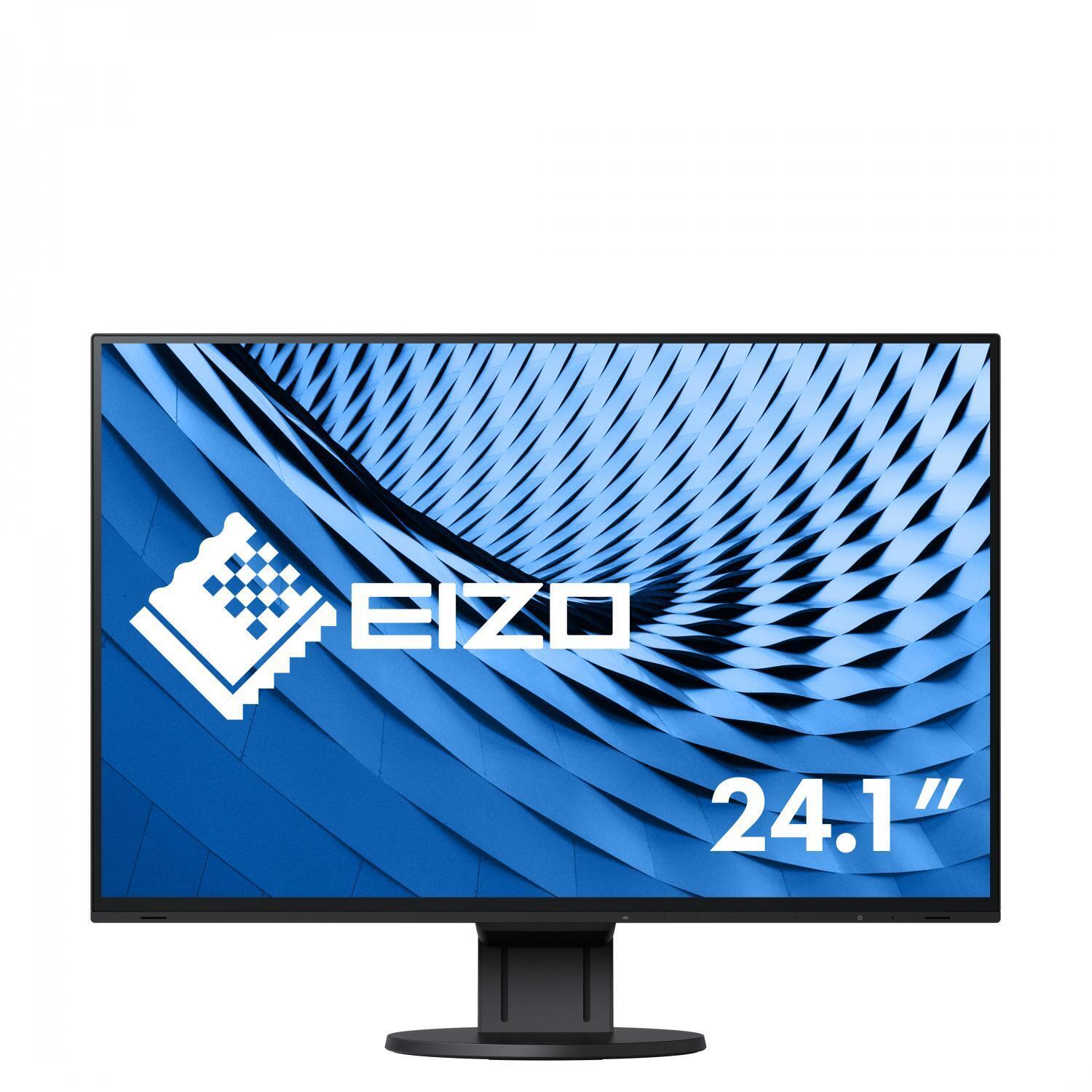 EIZO Monitor PC 24.1 Pollici FHD IPS 350 cd/m2 5 ms DisplayPort HDMI EV2457BK