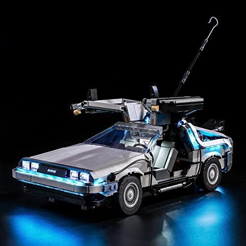YEABRICKS Kit Luci a LED per Lego 10300 Creator Expert Back to the Future (H6j)