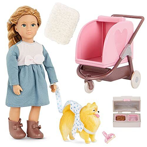Lori 6" Doll W/Pet & Accessories, Siena, Colore, 62243455283 (d7B)