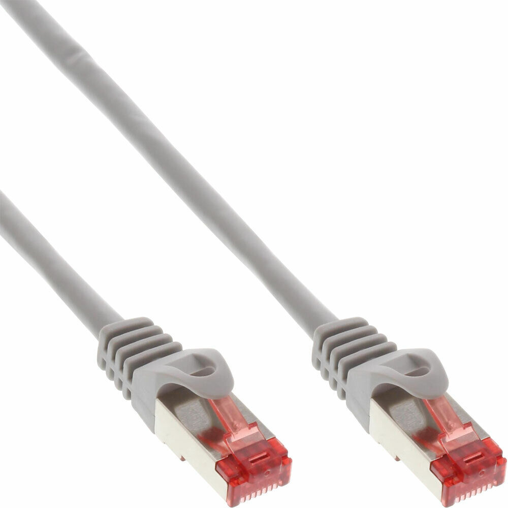 INL InLine® Cavo Rete Lan, S/FTP (PiMf), Cat.6, 250MHz, grigio, 2m, Patch Ether