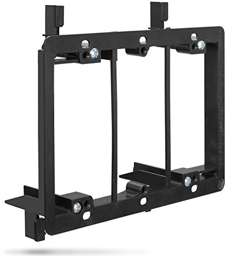 Fosmon Low Voltage [3 Gang] Wall Plate Mounting Bracket per Cavi e Wires (q9y)