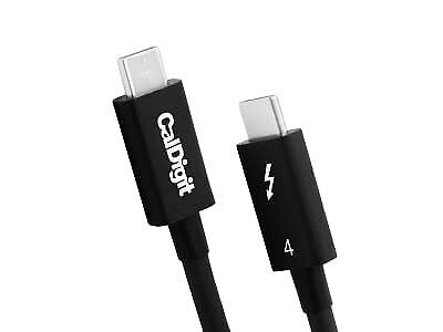 CalDigit - Cavo Thunderbolt 4 / USB 4, 40 Gbps, 100 W di ricarica, (M4S)