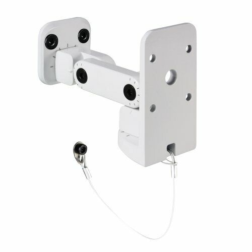 ah Stands - Supporto da parete universale per casse, Bianco (e7n)