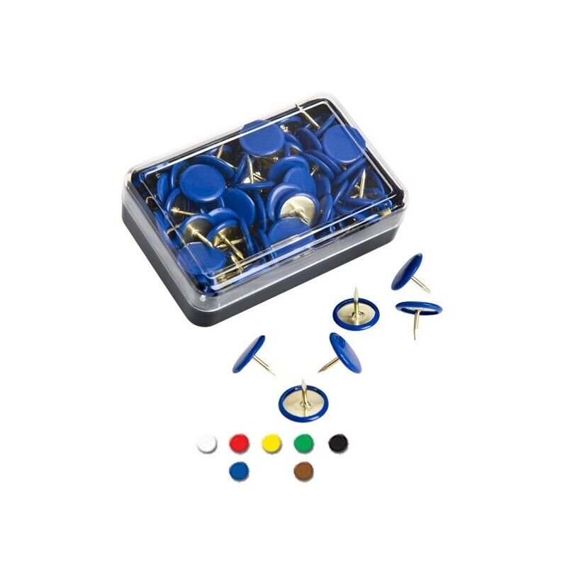 Scatola 50 puntine MARRONE Inflex LEONE (10 conf.)