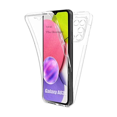 AURSTORE Coque pour Samsung Galaxy A03s,Protection intégrale Avant + (c3s)