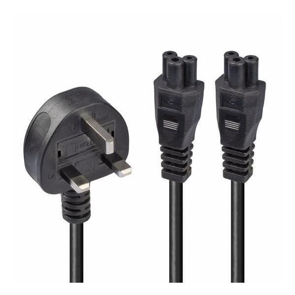 Cavo di Alimentazione UK 3 Pin a 2 x C5, 2.5m