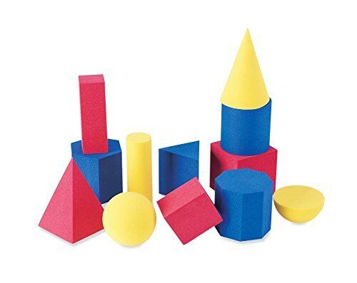 Learning Resources Soft Foam Geometric Shapes (Set of 12) (n7O)