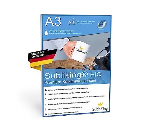 Carta Sublimatica di alta qualità, 125 g/m², 100 fogli A3, ad (Y7g)