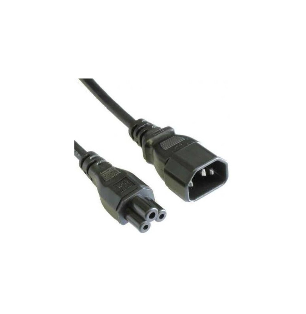 CAVO LINK ALIMENTAZIONE CONNETTORI C14 MASCHIO C5 FEMMINA 1.8MT. NERO. LK10038