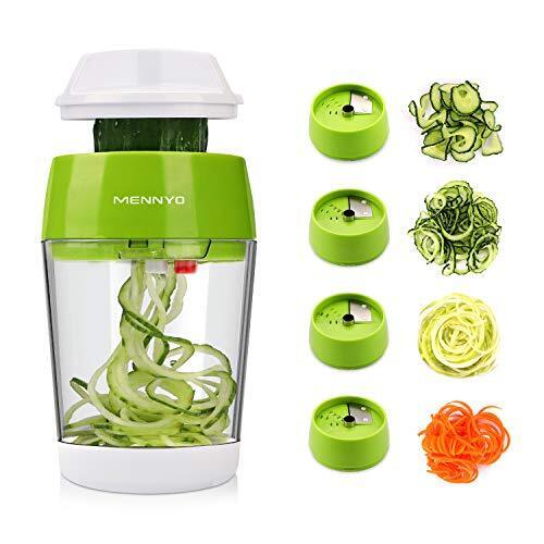 MENNYO Tagliatelle di verdure, spiralizer Legume Spaghetti Mandolina (j2I)
