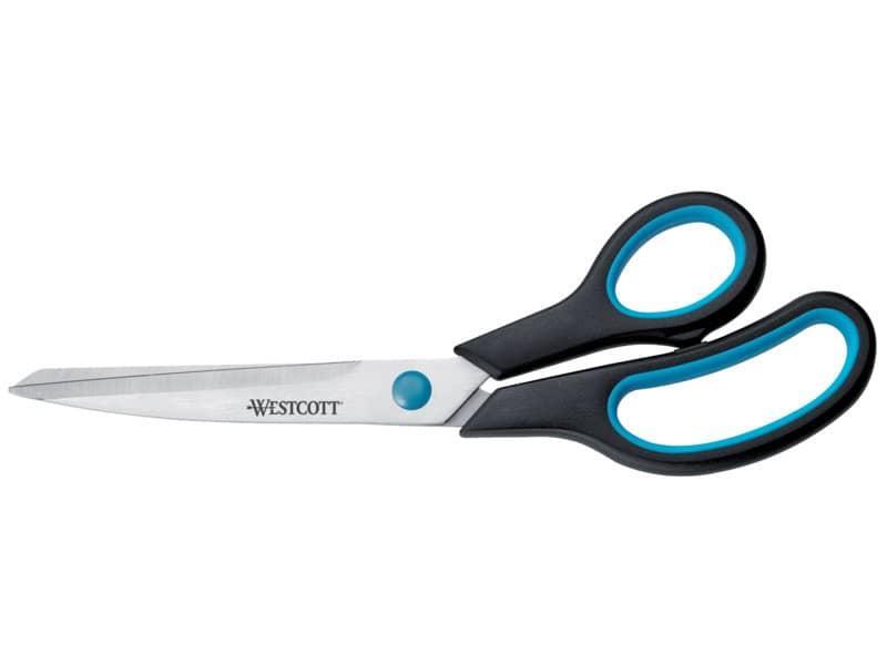Forbici Westcott Soft Grip Easy Grip asimmetriche blu/nero lama 24,5 cm E-30293