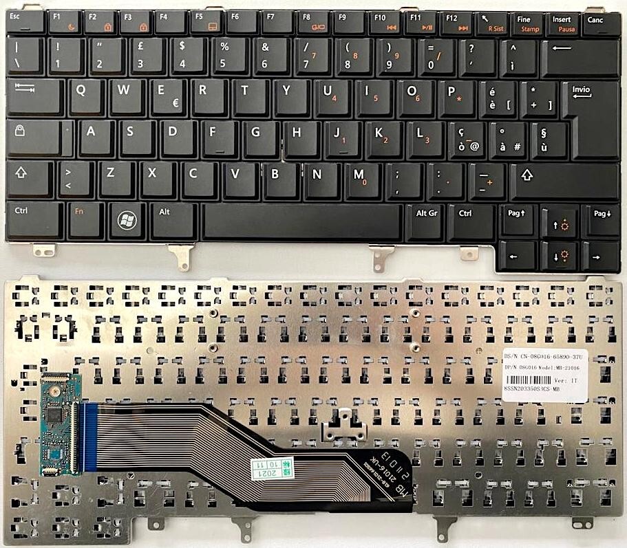 Tastiera italiana compatibile con Dell Latitude E6220 E6230 E6320