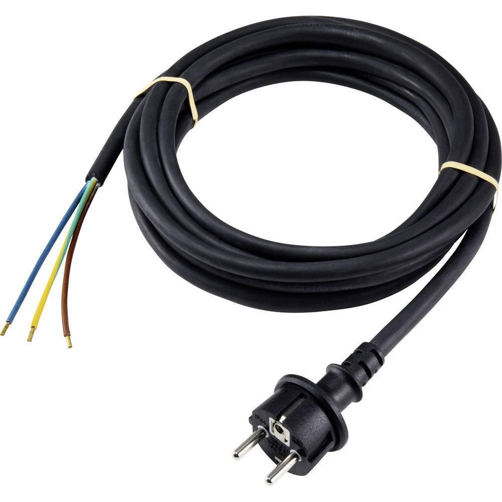 Cavo per Alimentazione Sygonix SY-5043462 Nero 4.50 m