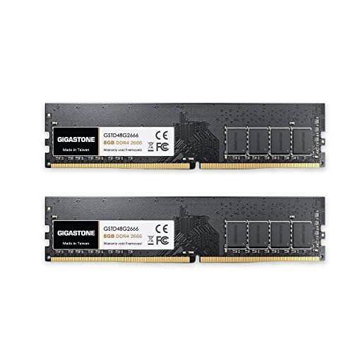 [RAM DDR4] Gigastone Desktop RAM 16GB (2x8GB) DDR4 16GB DDR4-2666MHz (F1G)