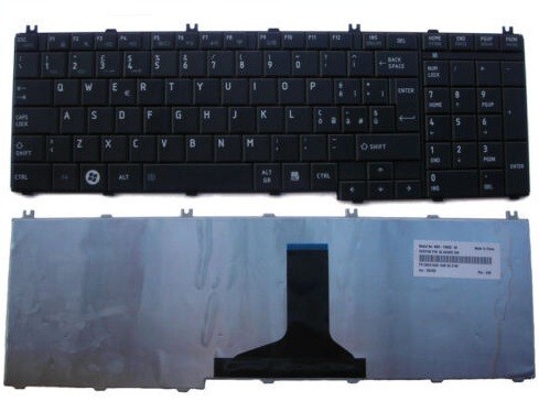 Tastiera italiana nera compatibile con Toshiba 9Z.N4WSV.00E