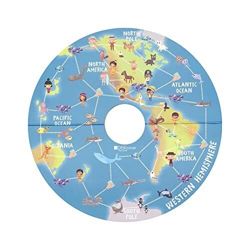 Stokke MuTable Tavola da Gioco, Giro del Mondo - Versione 2023 - Tavola (S3I)