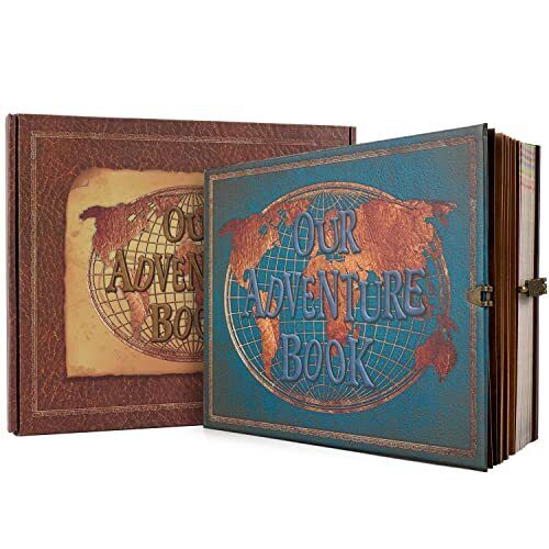 Our Adventure Book Album Fotografico Fai da Te Copertina 3-DScrapbooking Albu...