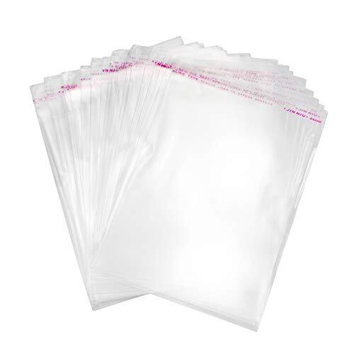 Robell 300 Pezzi Sacchetti di cellophane Trasparente, Involucri (Z7w)