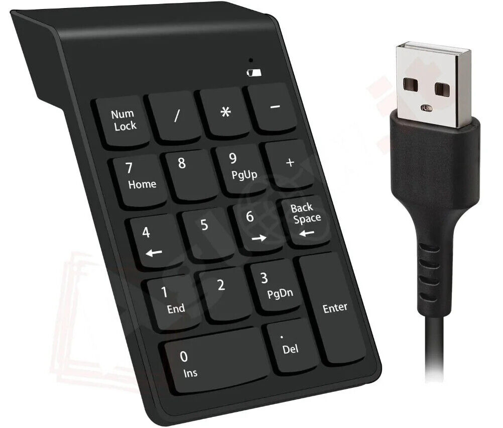Tastiera Numerica Usb wired 18 Tasti G2 nero, Calcolatrice di contabilità finanz