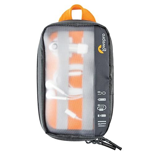 Lowepro GearUp Pouch Mini, Borsa da Viaggio, Cavi, Adattatori, Batterie, (S4n)