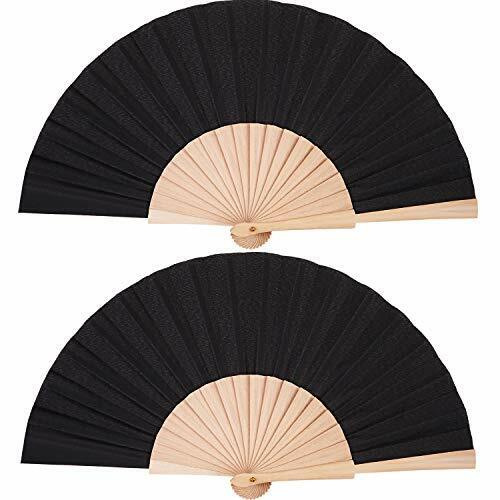 Chuangdi 2 Pezzi Ventilatori in Legno Ventilatori Pieghevoli Ventilatori (t2F)