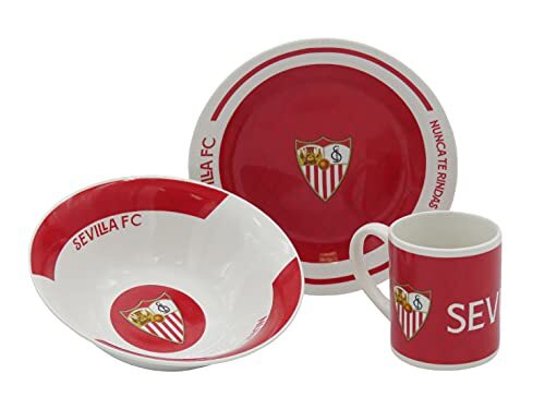 Sevilla Fútbol Club - Set per la colazione, prodotto ufficiale del (Z6g)