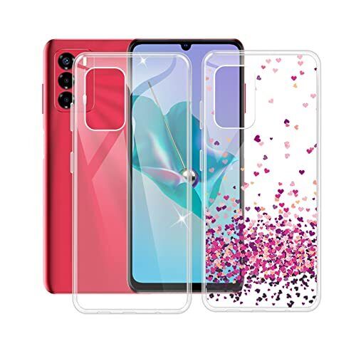 ZXFHN Custodia per ZTE Blade A72(6.52")，Ultra Sottile Silicone Cover (P1e)