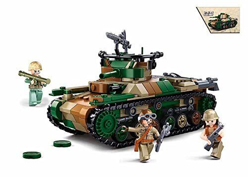 Sluban Klemmbausteine M38-B1107 WWII-Type 97 serbatoio medio (L3w)