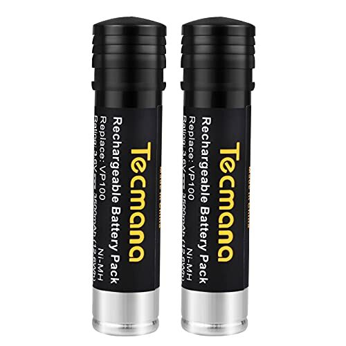 2x Tecmana 3,6V 3,5Ah Batteria per Black&Decker Versapak VP100 VP130 (H9G)
