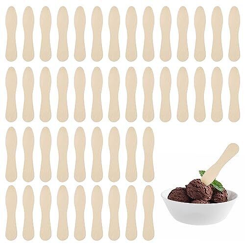 200 pezzi porzionatori per gelato in legno, bastoncini di ghiaccio, (g3t)