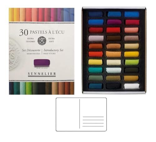 Sennelier 1/2 Soft Pastel C/Board Portrait 30 PCS,Sennelier Pastel secs (r7v)